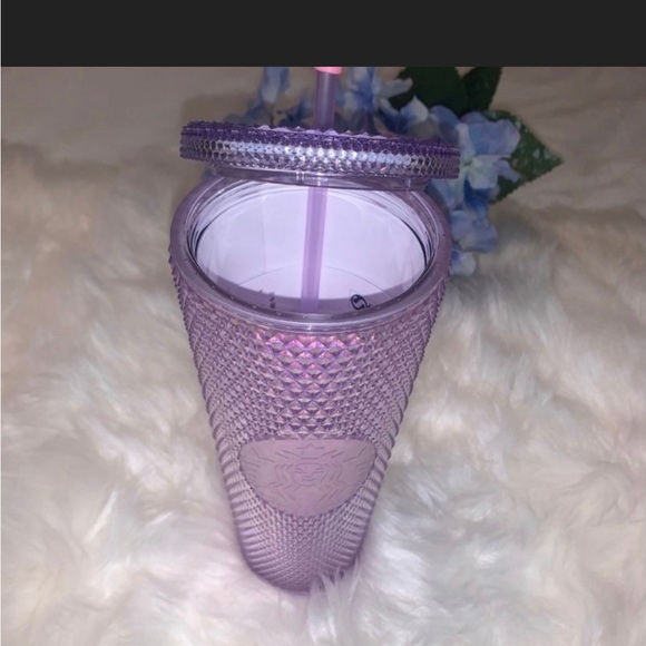 Starbucks China Purple Bling Cup Studded Iridescent Tumbler Venti 24oz Overseas - Picture 5 of 10
